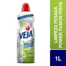 Limpador para Limpeza Pesada Veja Power Fusion Pisos Limão 1L