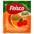 Refresco em Pó Sabor Laranja e Acerola Frisco 18g