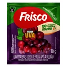 Refresco em Pó Sabor Uva Frisco 18g