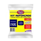 Saco Lixo Kit Reforçado Embalixo 110L 50un + Rolo Pia e Banheiro Grátis