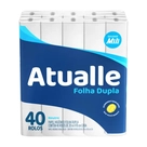 Papel Higiênico Folha Dupla Neutro Atualle 20m 40 Unidades