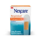 Curativo Respirável Transparente Nexcare 35 Unidades