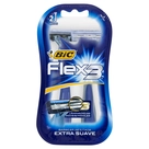 Aparelho Descartável para Barbear Extra Suave Flex 3 - Bic - 2 Unidades