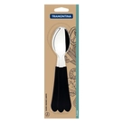 Conjunto de Colheres Leme Preto Tramontina 3 Unidades