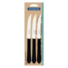 Conjunto de Facas Leme Preto Tramontina 3 Unidades