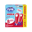 Picolé Tubes Morango Azedinho Fini Multipack 8x45g