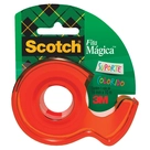 Fita Mágica com Dispensador Laranja Scotch 3M 19mm x 10m