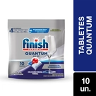 Detergente para Lava Louças em tabletes Finish Quantum All in 1 com 10 unidades