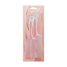 Kit Pentes para Cabelo Rose Lanossi 3 Unidades