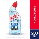Desinfetante Sanitário Líquido Harpic Cloro Forte Desodorizador 200ml
