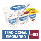 Iogurte Grego Nestlé Tradicional + Morango 600g