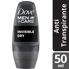 Desodorante Antitranspirante Roll-On Dove Men+Care Invisible Dry 50ml