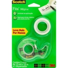 Dispensador e Fita Mágica Scotch 12mm x 10m 2 Unidades Leve Mais Pague Menos