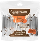 Mexedor de Café Pequeno 7,5cm Cristal Strawplast 500 unidades
