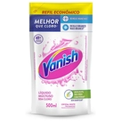 Tira Manchas Vanish Líquido Crystal White para roupas brancas Refil Econômico 500ml