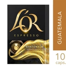 Café em Cápsula Torrado e Moído Espresso Guatemala L'or Origins Collection Caixa 10 Unidades