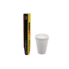 Copo de Plástico Descartável Térmico Branco Copobras 180ml 25 Unidades