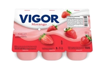 Bebida Láctea Fermentada Morango Todo Dia Vigor 510g 6 Unidades