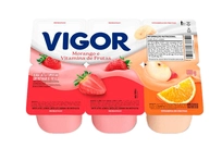Bebida Láctea Fermentada Morango + Vitamina de Frutas Todo Dia Vigor 510g 6 Unidades