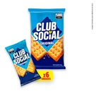 Biscoito Salgado Club Social original multipack 144g