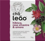 Chá Leão Hibisco Rosa Silvestre e Amor - 10 Saquinhos de 16g