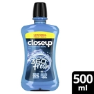 Antisséptico Bucal Close Up Ice 500ml com Álcool - Sabor Refrescante