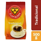 Café em pó 3 Corações Tradicional 500g