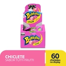 Chiclete Bubbalo Tutti-Frutti com 60 unidades de 5g - DISPLAY