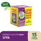 Refresco Em Pó Tang Uva Caixa com 15 unid - preço especial