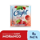 Refresco em pó Clight Sem Açúcar Morango 8g
