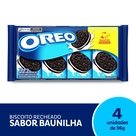 Biscoito recheado Oreo original multipack 144g